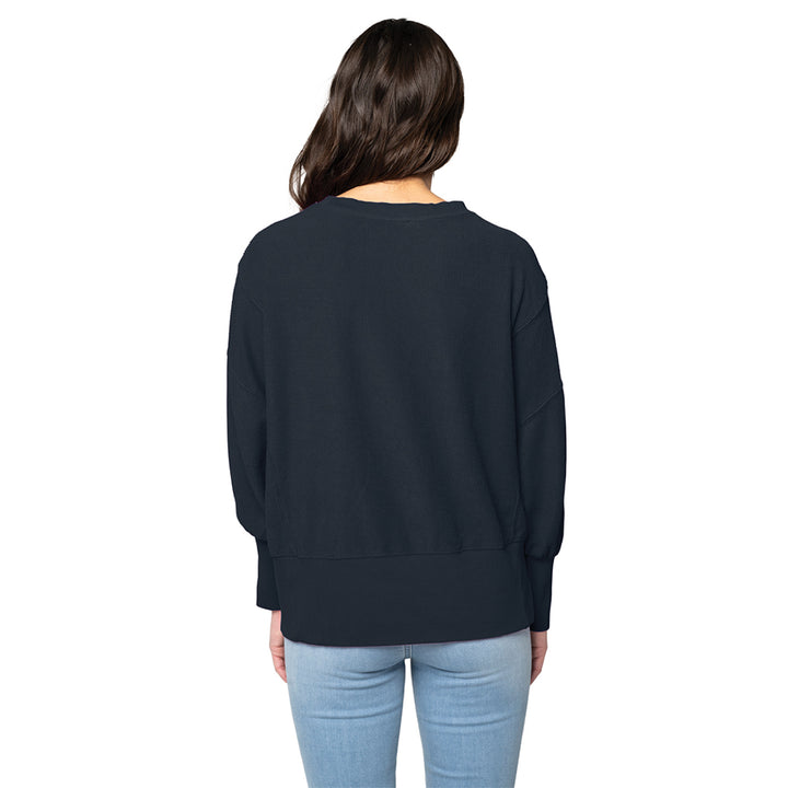 Charles River Women's Camden Spliced Crew Neck Sweatshirt (5523)