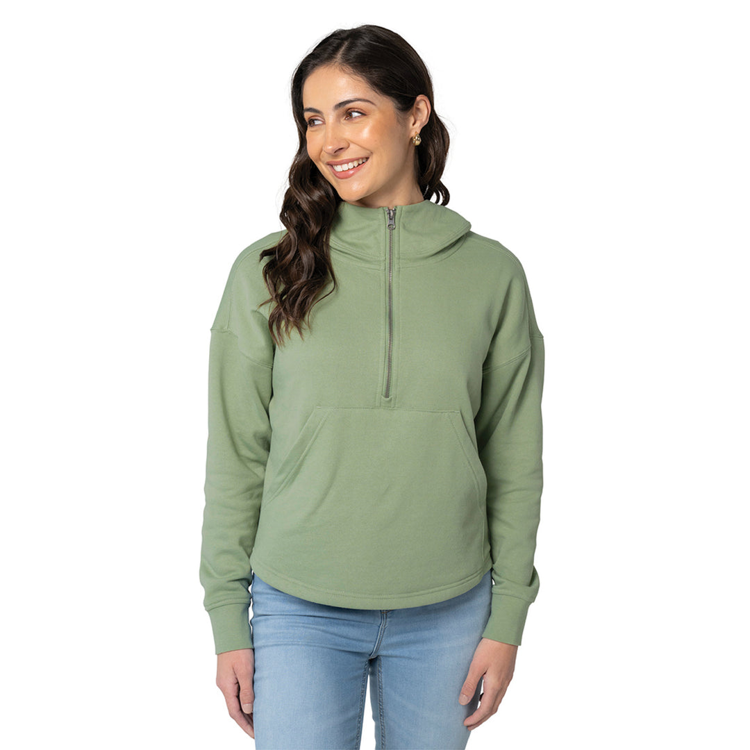 Charles River Women's Willow Scallop Hem Hoodie (5527)
