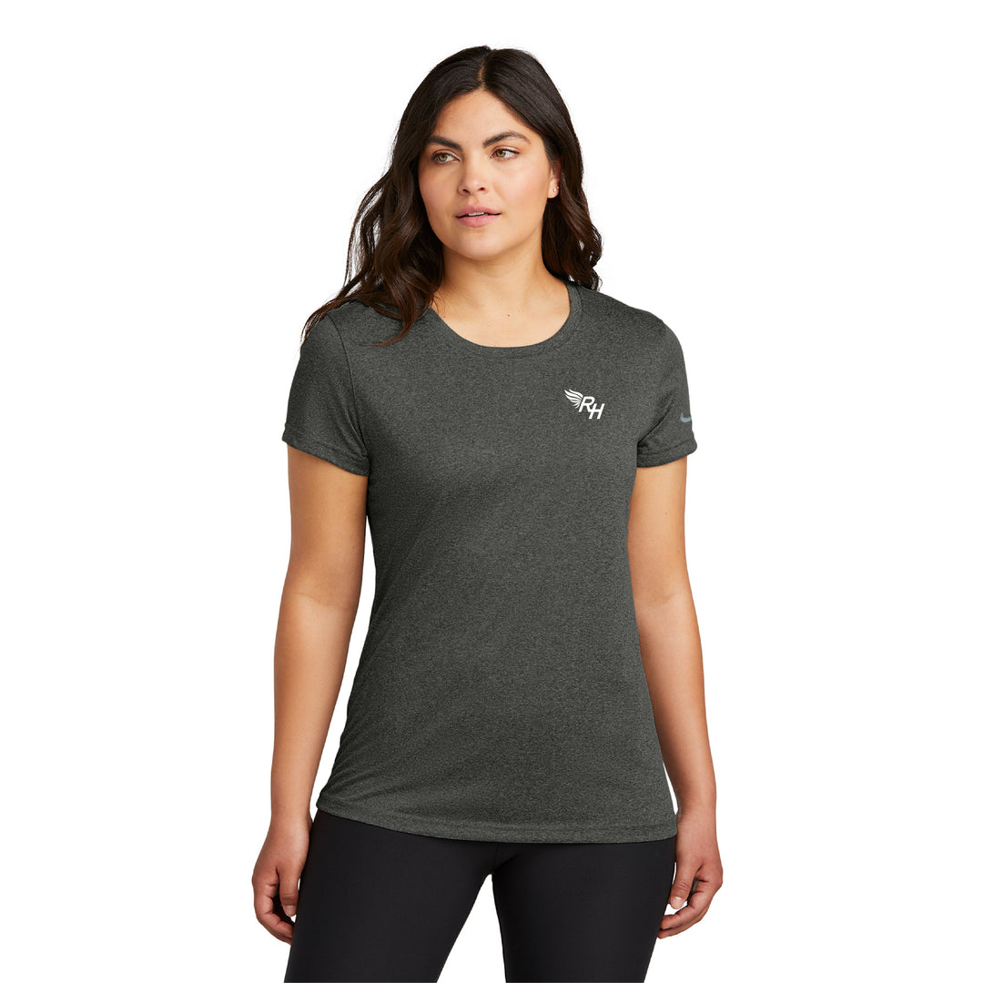 Nike Women's Swoosh Sleeve rLegend Tee (NKDX8734, TRH-01)