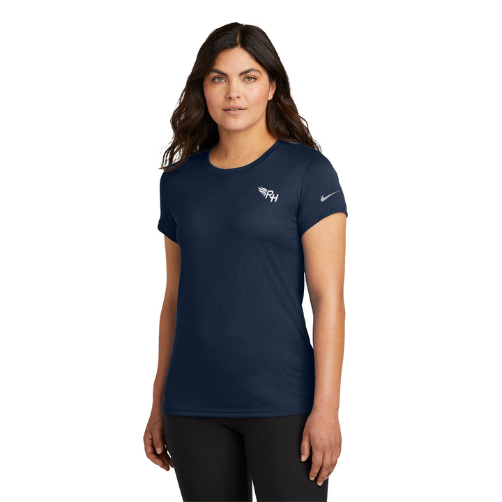Nike Women's Swoosh Sleeve rLegend Tee (NKDX8734, TRH-01)