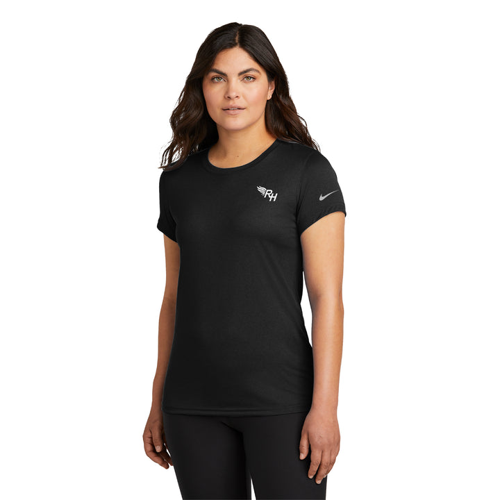 Nike Women's Swoosh Sleeve rLegend Tee (NKDX8734, TRH-01)