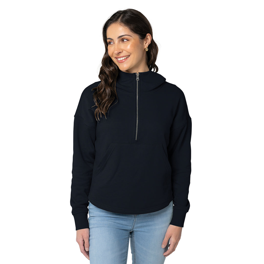 Charles River Women's Willow Scallop Hem Hoodie (5527)