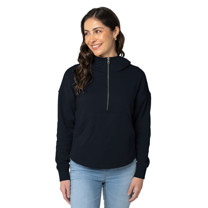 Charles River Women's Willow Scallop Hem Hoodie (5527)