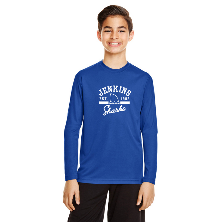 Jenkins Elementary - Youth Zone Performance Long Sleeve T-Shirt (TT11YL)