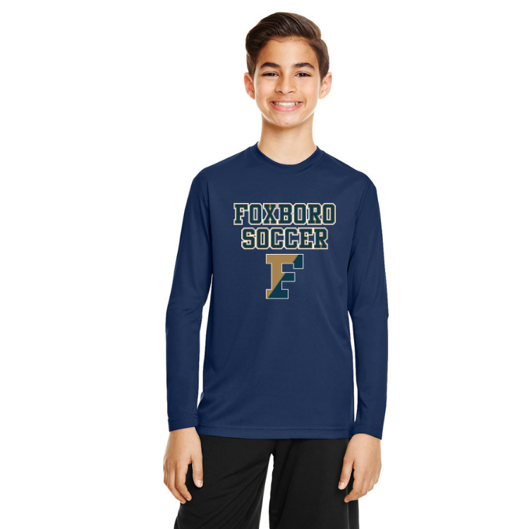 Foxboro Youth Soccer YOUTH Zone Performance Long Sleeve T-Shirt (TT11YL)