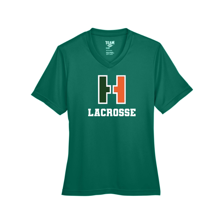 Camiseta de rendimiento para mujer de lacrosse femenino de Hopkinton (TT11W)