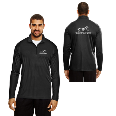 Reunion Farm - Chaqueta de cremallera de un cuarto de rendimiento para hombre Zone (TT31)