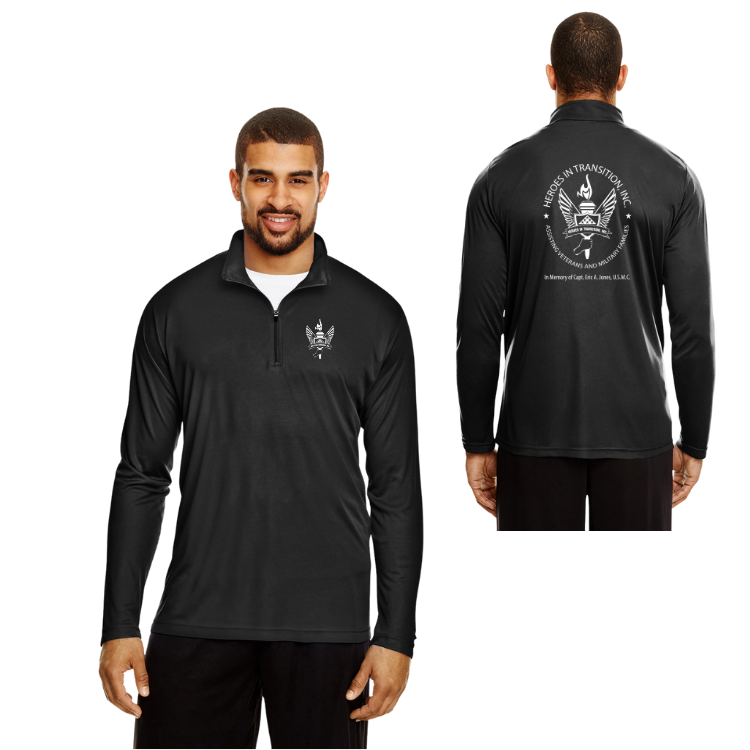 Heroes in Transition- Team 365 Men's Zone Performance Quarter-Zip (TT31)