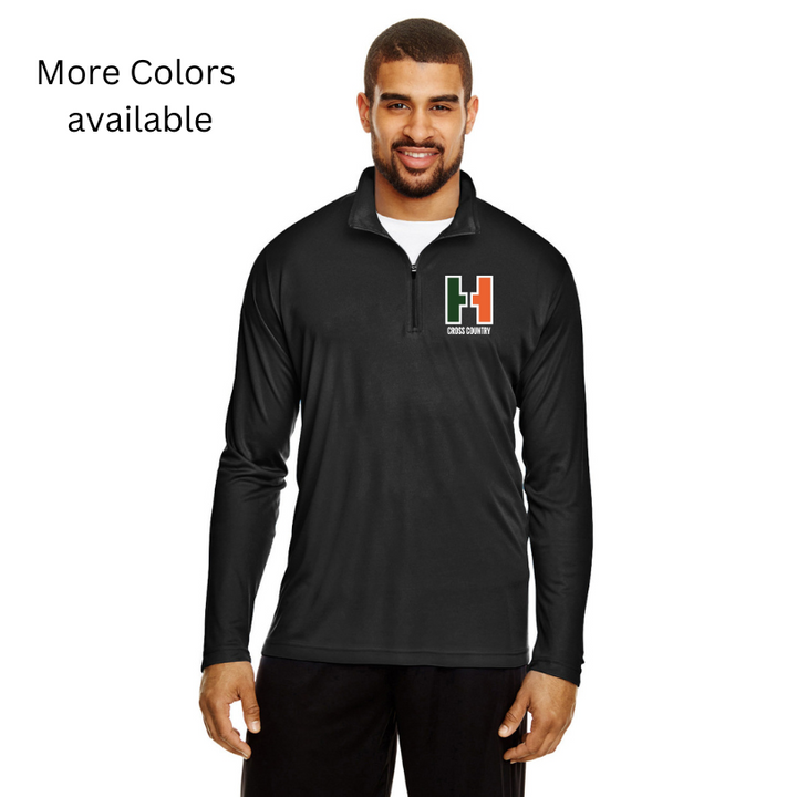 Hopkinton Cross Country - Chaqueta de media cremallera Zone Performance para hombre del equipo 365 (TT31)