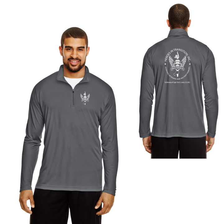 Heroes in Transition- Team 365 Men's Zone Performance Quarter-Zip (TT31)