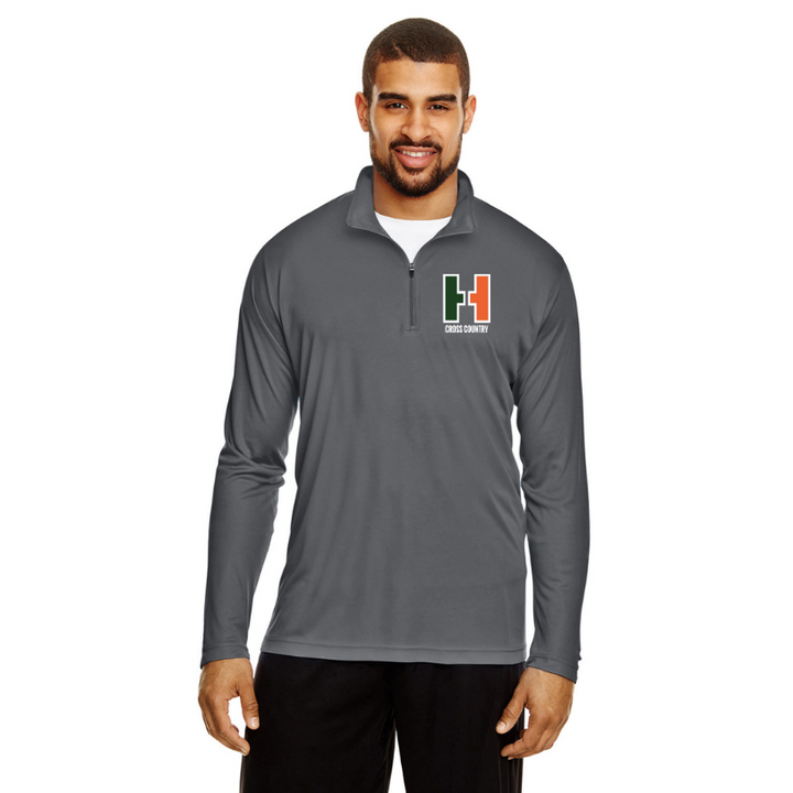 Hopkinton Cross Country - Chaqueta de media cremallera Zone Performance para hombre del equipo 365 (TT31)