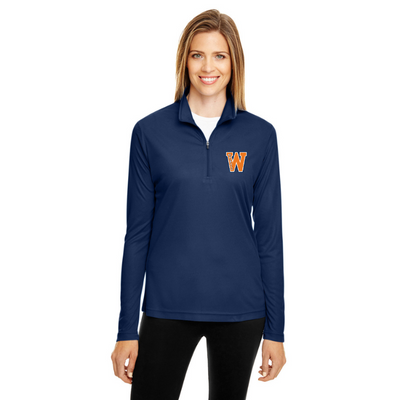 Fisher Elementary School - Ladies'  Performance Quarter-Zip (LST357)