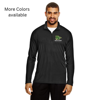 Camiseta de fútbol para niños King Philip Boys - Team 365 Zone Performance con cremallera de un cuarto para hombre (TT31)
