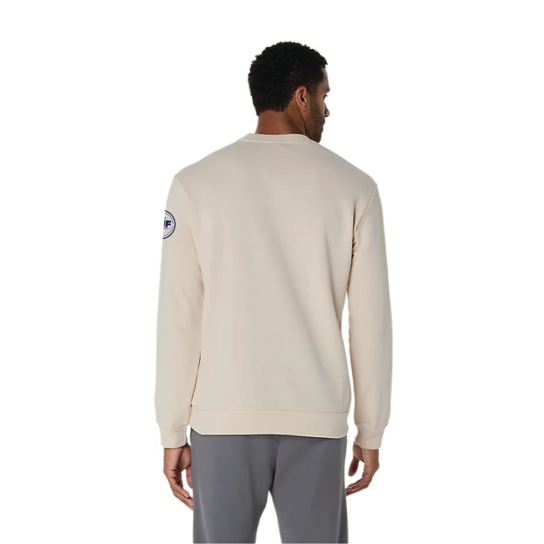 Team TMF / LA Charity Half Marathon - ASICS Unisex Sweat Crew Neck Top Oatmeal (2031E908) (LA26-20, TMF-05)