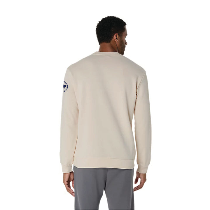 Team TMF / LA Charity Half Marathon - ASICS Unisex Sweat Crew Neck Top Oatmeal (2031E908) (LA26-20, TMF-05)