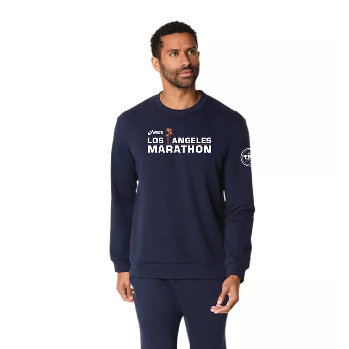 Team TMF / ASICS LA Marathon - ASICS Unisex Sweat Crew Neck Top Midnight (2031E908) (LA26-03, TMF-06)