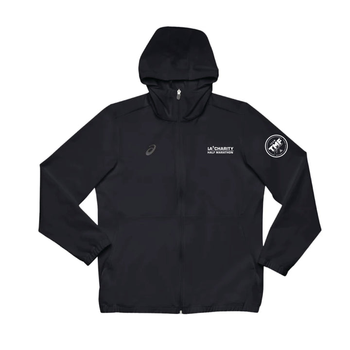 Team TMF / LA Charity Half Marathon - ASICS Men's Track Woven FZ Jacket (Black) (2031A759.90) (LA26-22, TMF-06)