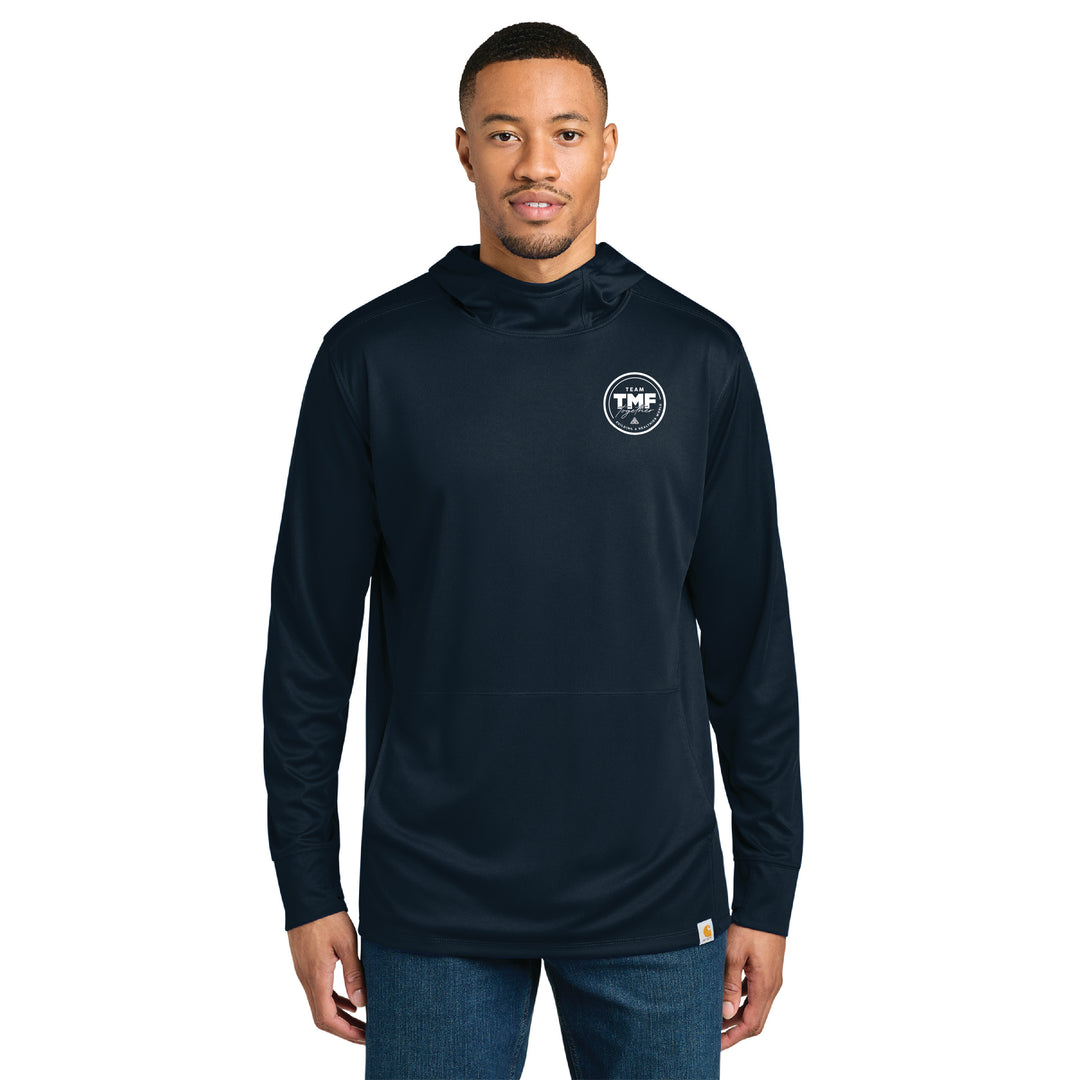 Team TMF - Carhartt Force® Sun Defender™ Men's Long Sleeve Hooded T-Shirt (CT106923)