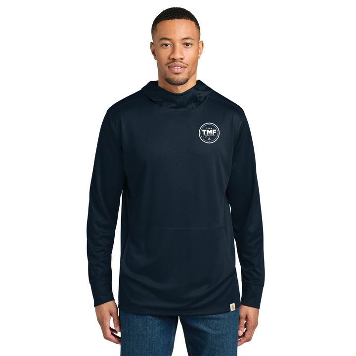Team TMF - Carhartt Force® Sun Defender™ Men's Long Sleeve Hooded T-Shirt (CT106923)