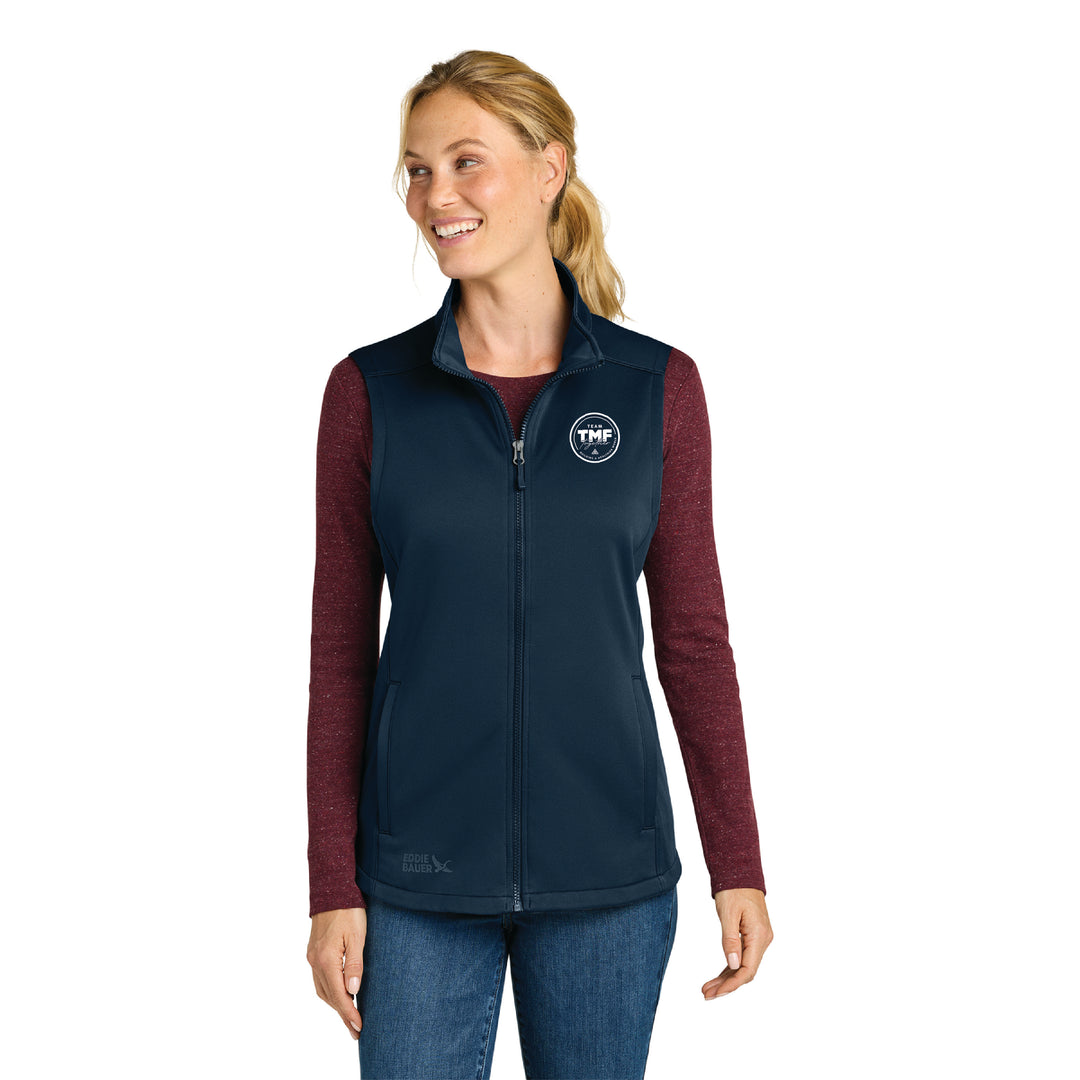 Team TMF - Eddie Bauer® Women’s Smooth Mid Layer Fleece Vest (EB2570)