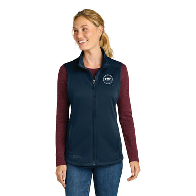 Equipo TMF - Chaleco polar de capa intermedia suave Eddie Bauer® para mujer (EB2570)