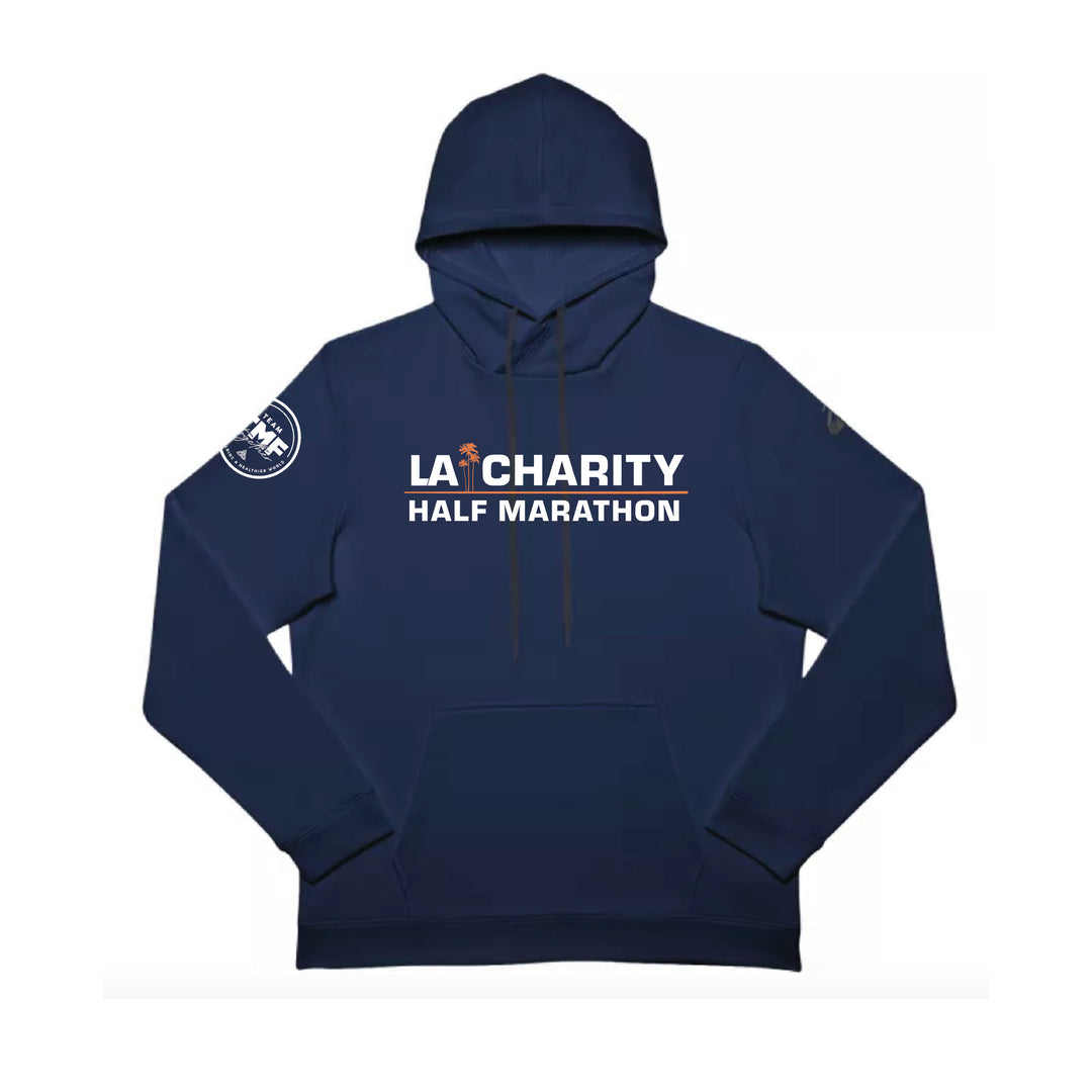 Team TMF / LA Charity Half Marathon - ASICS Unisex French Terry Pullover Hoodie Navy (2031A617-051) (LA26-21, TMF-06)