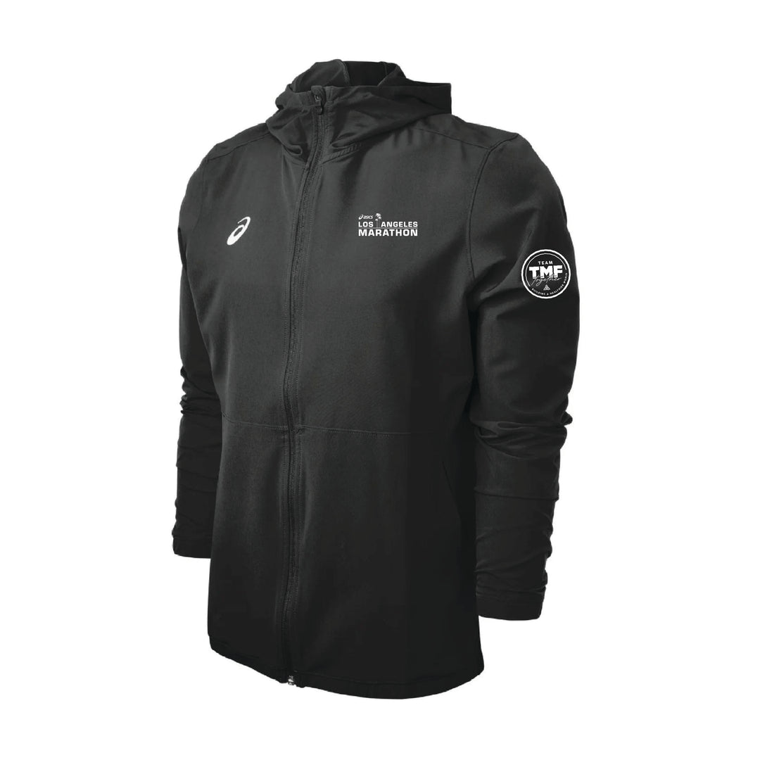Team TMF / ASICS LA Marathon - ASICS Men's Track Woven FZ Jacket (Black) (2031A759.90) (LA26-08, TMF-06)