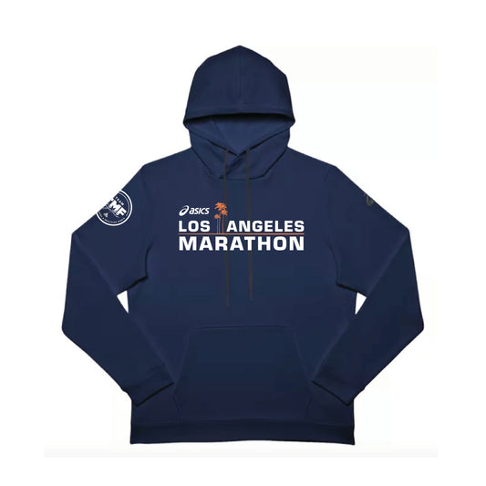 Team TMF / ASICS LA Marathon - ASICS Unisex French Terry Pullover Hoodie Navy (2031A617-051) (LA26-3, TMF-06)