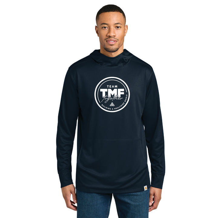 Team TMF - Carhartt Force® Sun Defender™ Men's Long Sleeve Hooded T-Shirt (CT106923)