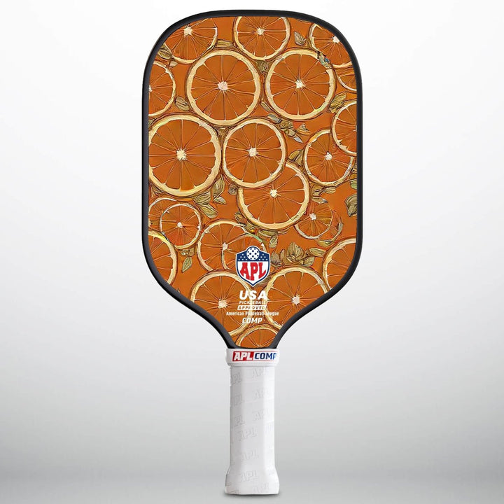 APL - Orange Slices Pickleball Paddle | 16mm Carbon Fiber | Best Pickleball Paddles | American Pickleball League