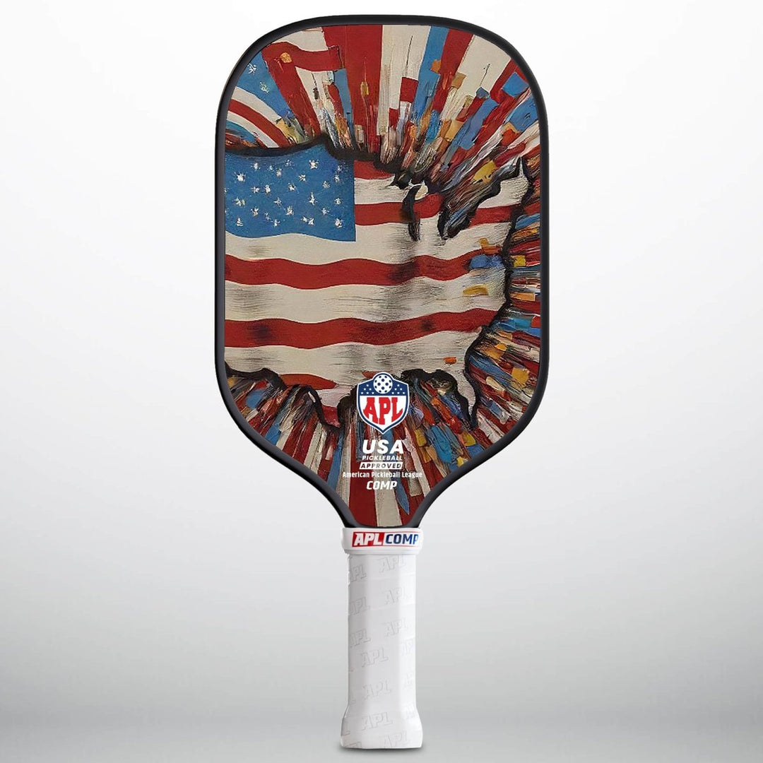 APL - US Map Pickleball Paddle | 16mm Carbon Fiber | Best Pickleball Paddles | American Pickleball League