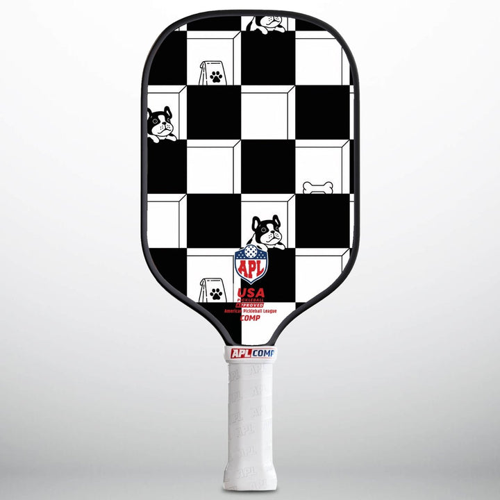 APL - Black White Patterns | 16mm Carbon Fiber | Best Pickleball Paddles | American Pickleball League