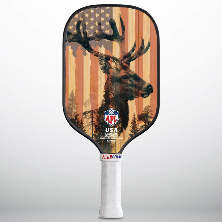 APL - Deer Flag  | 16mm Carbon Fiber | Best Pickleball Paddles | American Pickleball League