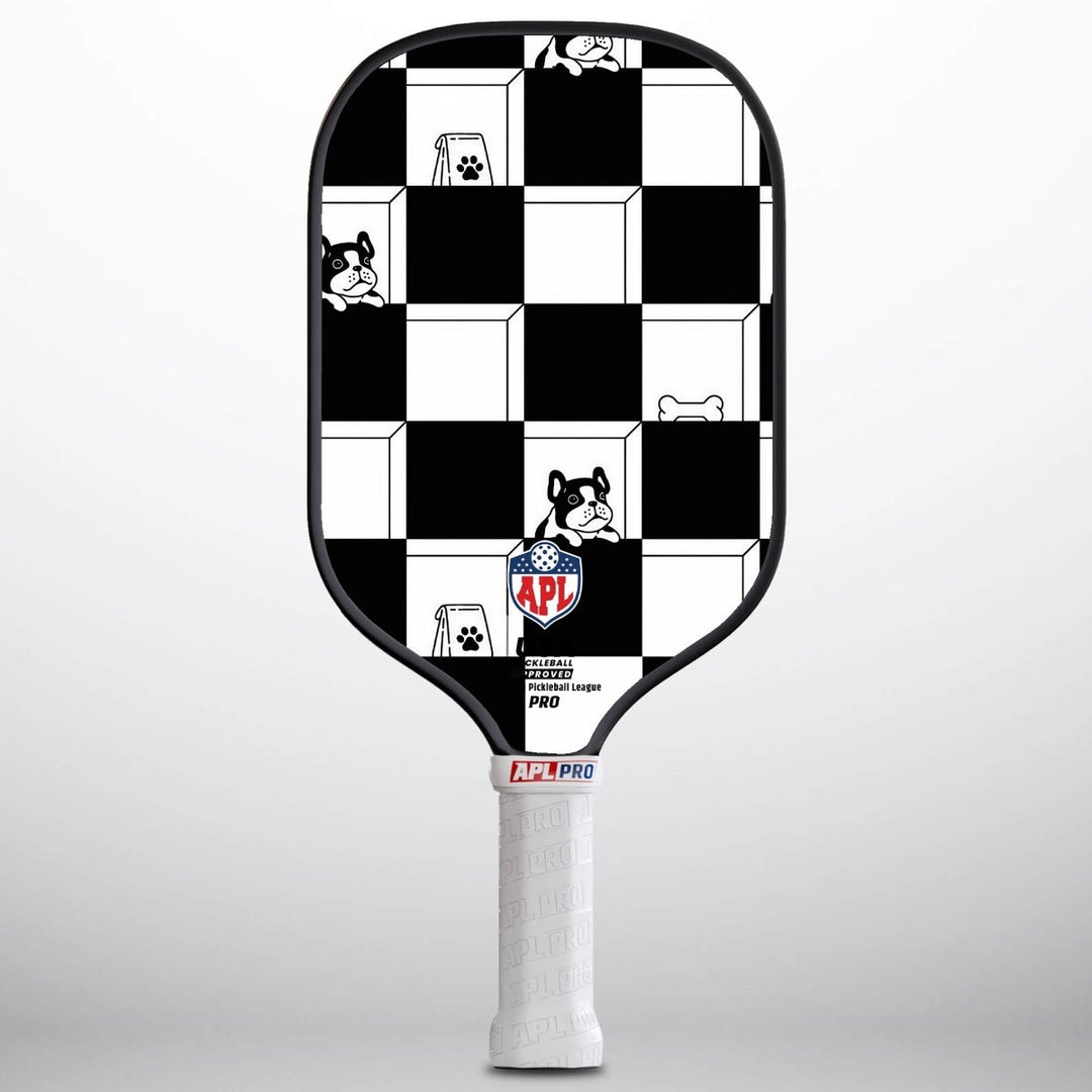 APL - Black White Patterns | 16mm Carbon Fiber | Best Pickleball Paddles | American Pickleball League