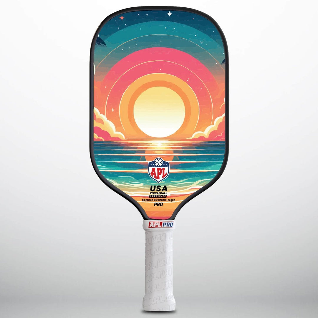 APL - Colorful Patterns Pickleball Paddle | 16mm Carbon Fiber | Best Pickleball Paddles | American Pickleball League