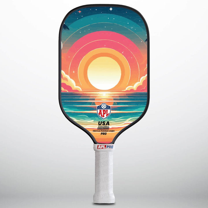 APL - Colorful Patterns Pickleball Paddle | 16mm Carbon Fiber | Best Pickleball Paddles | American Pickleball League