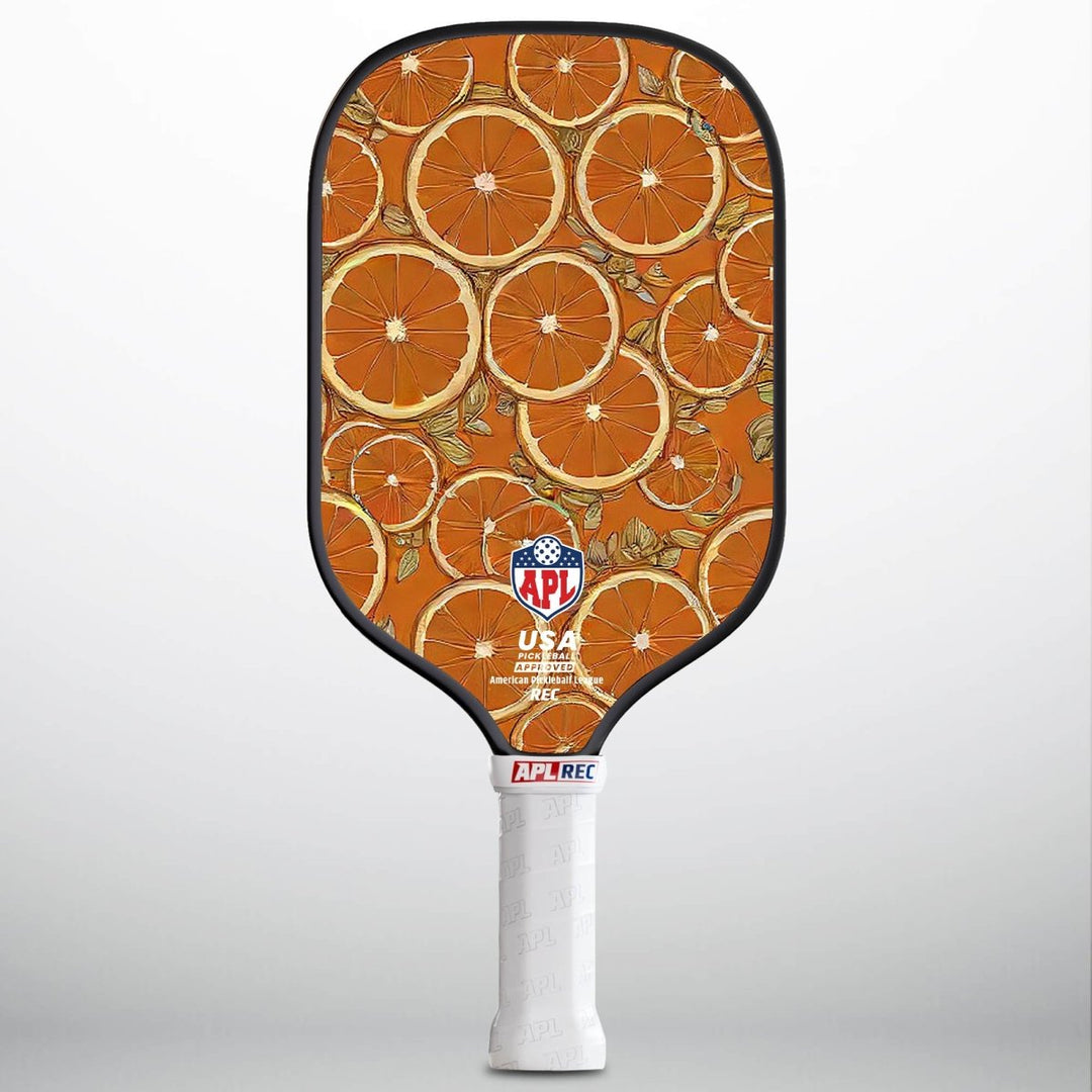 APL - Orange Slices Pickleball Paddle | 16mm Carbon Fiber | Best Pickleball Paddles | American Pickleball League