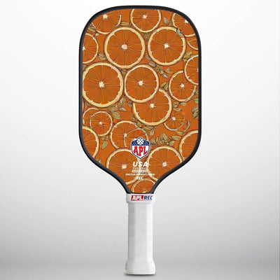 APL - Orange Slices Pickleball Paddle | 16mm Carbon Fiber | Best Pickleball Paddles | American Pickleball League