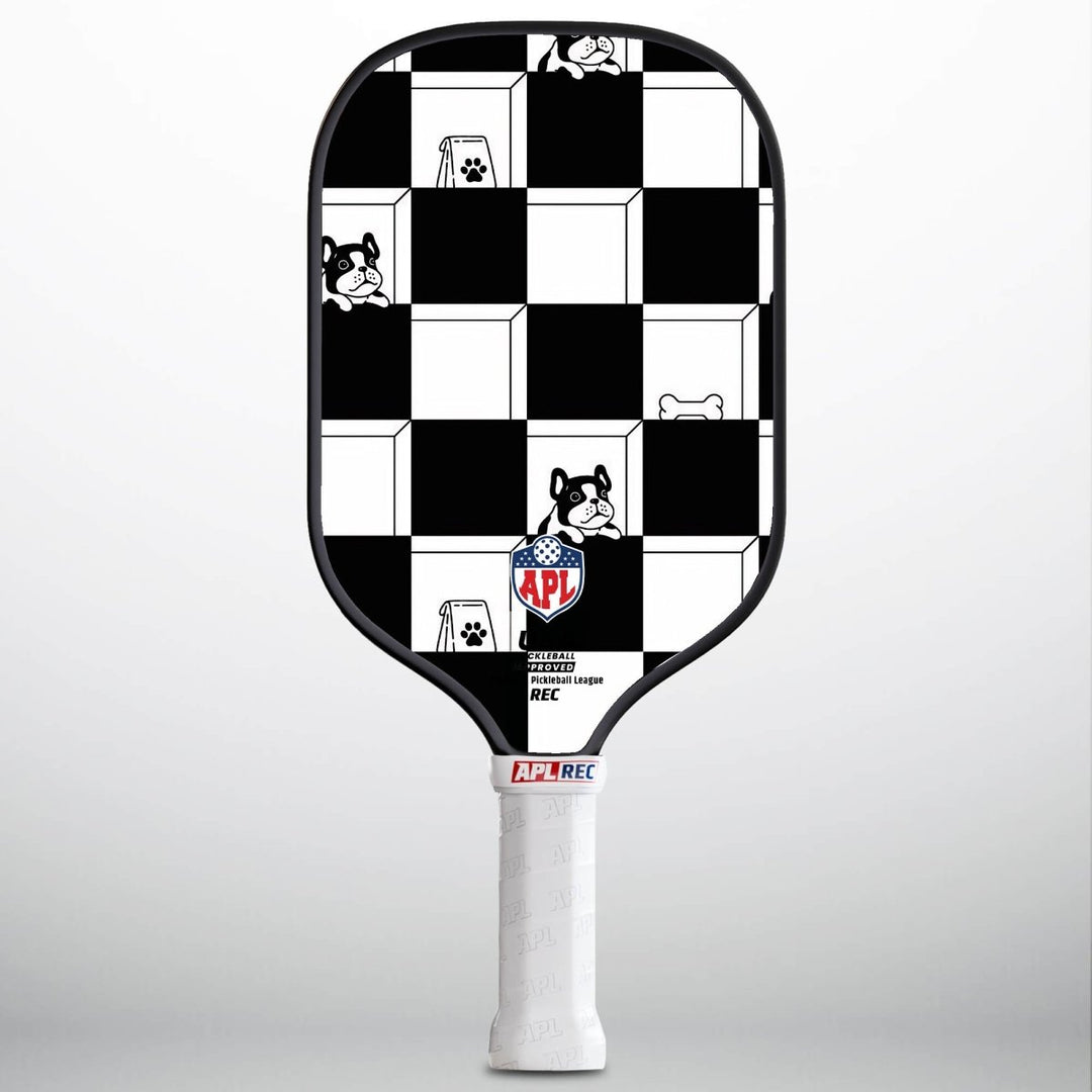 APL - Black White Patterns | 16mm Carbon Fiber | Best Pickleball Paddles | American Pickleball League