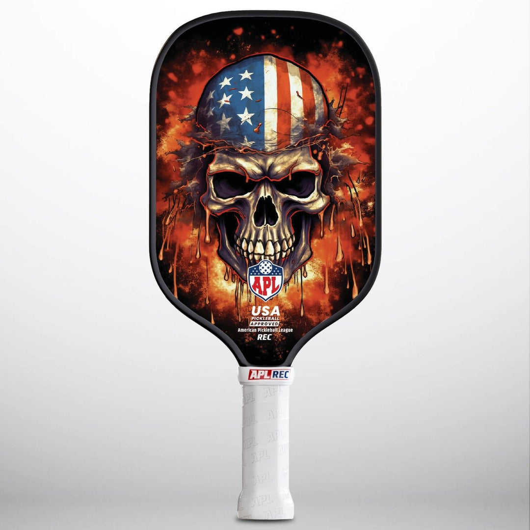 APL - Burning Skull | 16mm Carbon Fiber | Best Pickleball Paddles | American Pickleball League
