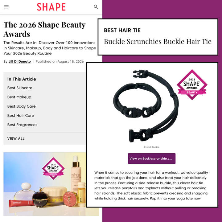 Buckle Hair Tie Elastics – Quick-Release, Snag-Free, Zero Tangles
