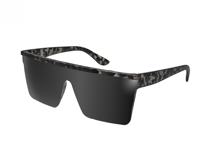Tidal Wave - Gray Tortoise - Jet Black Lens Polarized