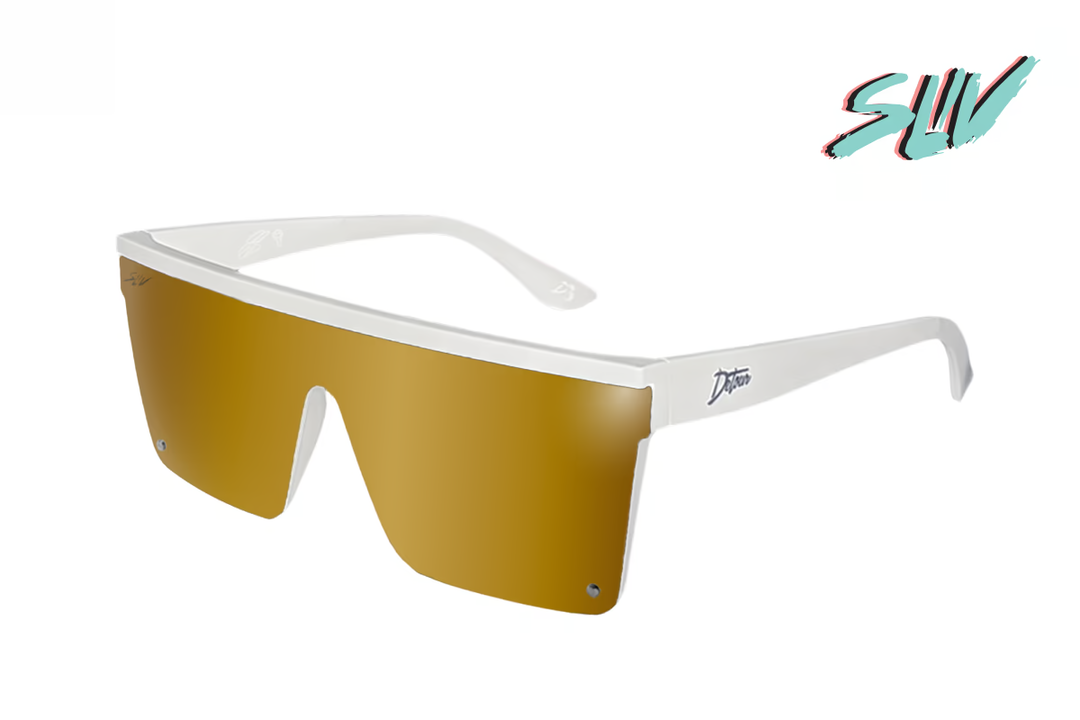 Tidal Wave - Matte Off White - Sean Silveira - 24K Gold Lens Polarized