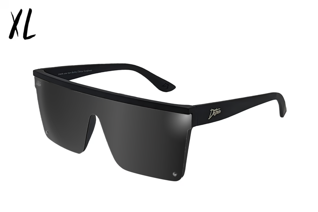 Tidal Wave XL - Matte Black - Jet Black Lens Polarized