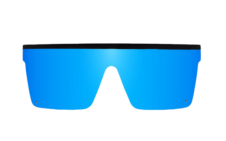 Tidal Wave XL - Matte Black - Electric Blue Lens Polarized