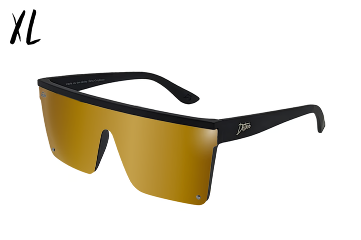 Tidal Wave XL - Matte Black - 24K Gold Lens Polarized