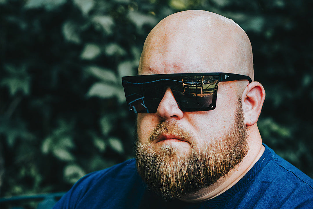 Tidal Wave XL - Matte Black - Jet Black Lens Polarized