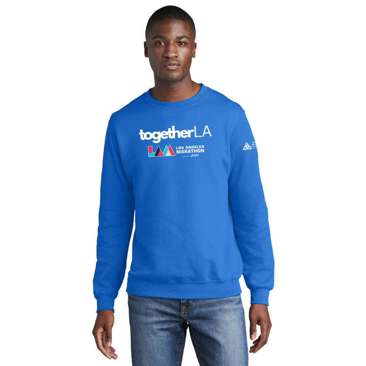 LA Marathon/Together LA -  Fleece Crewneck Sweatshirt (PC78)