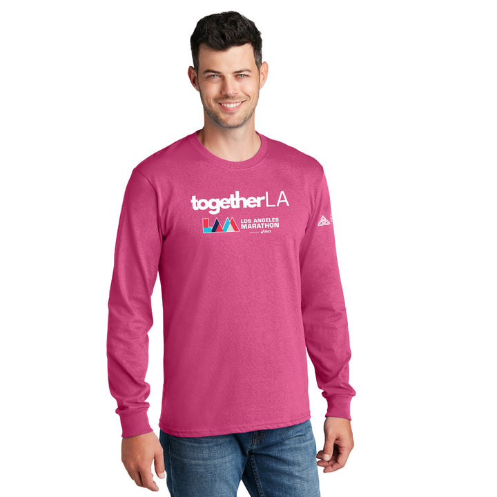 LA Marathon/Together LA- Adult Cotton Long Sleeve Tee (PC54LS)