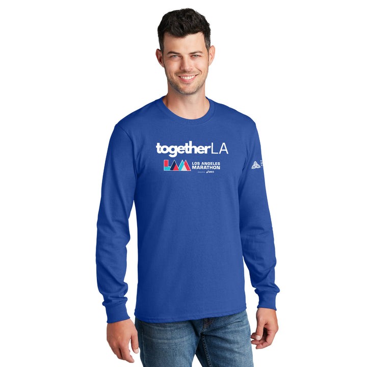 LA Marathon/Together LA- Adult Cotton Long Sleeve Tee (PC54LS)